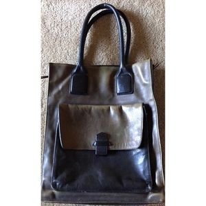 Genuine Leather Tote Bag Kenneth Cole